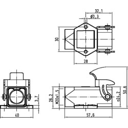 3A namas, paviršius 1xM20 1 svirtis 19200031252