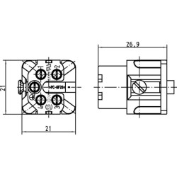 Įdėklas A, vidinis 4P varžtas 09200042711