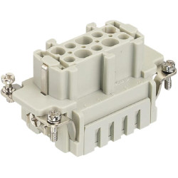 Įdėklas ES, 10P moteriškas sriegis su narveliniu spaustuku 09330102716