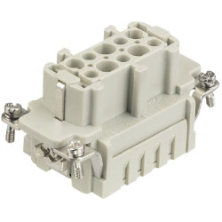 Įdėklas E, 10P moteriškas užspaudžiamas sriegis 09330102702