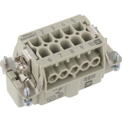 Kaiščio įdėklas E, 10P, srieginė jungtis 09330102601