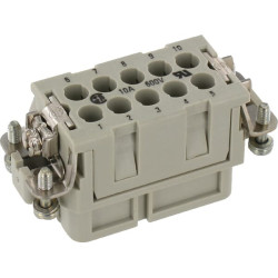 Įdėklas A, 10P moteriškas užspaudžiamas sriegis 09200103101