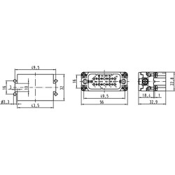 Įdėklas A, vyriškas 10P užspaudžiamas 09200103001