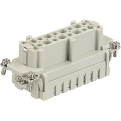 Įdėklas E, 16P moteriškasis sriegis, užspaudžiamas 1-16 09330162702