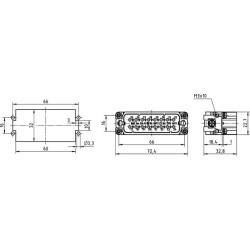 Įdėklas A, išorinis 16P varžtas 17-32 09200162613