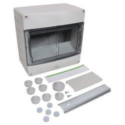 Spintelė IP55/9 moduliai/1 eilė AKE09