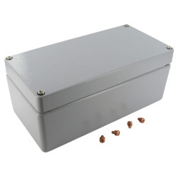 Korpusas, aliuminis 100x200x80 mm A114