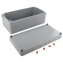 Korpusas, aliuminis 100x200x80 mm A114