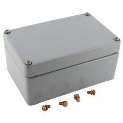 Korpusas, aliuminis 80x125x57mm A110