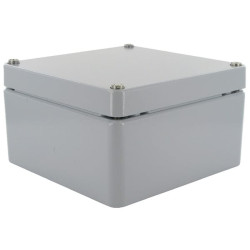 Korpusas, aliuminis 160x160x90mm A125