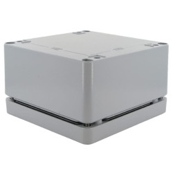 Korpusas, aliuminis 160x160x90mm A125