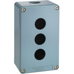 Metalinė mygtukų dėžutė su 3 skylėmis XAPD2203