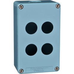 Metalinė mygtukų dėžutė su 4 skylėmis XAPD2204