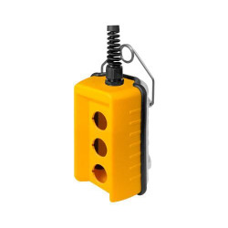 Pakabinamas mygtukinis jungiklis, nuotolinio valdymo pultas, 3 skylės, geltonas 080R140GP3