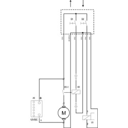 Elektrinis nuolatinės srovės valdymo blokas, pilnas, 6 m COB81600