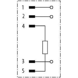 Terminatorius M12 kištukas M12TRESM