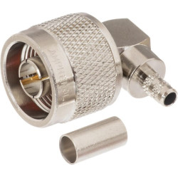 Koaksialinis N tipo kištukas 90° RG58 CON90