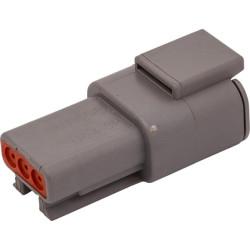 Kištuko korpusas, moteriškas, 0,2–1 mm², 3 poliai, serija DTM (1x), Deutsch DSDTM043P