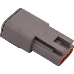 Kištuko korpusas, moteriškas, 0,2–1 mm², 3 poliai, serija DTM (1x), Deutsch DSDTM043P