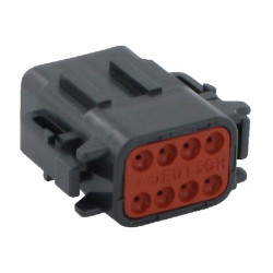 Kištuko korpusas, juodas, 8 polių, moteriškas, serija DTM (1x), Deutsch DSDTM068SB