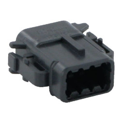 Kištuko korpusas, juodas, 8 polių, moteriškas, serija DTM (1x), Deutsch DSDTM068SB