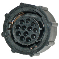 Kištuko korpusas 12 kontaktų. Lizdas 14AC TT BUUTP61412S