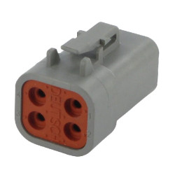 Kištuko korpusas 4 kontaktų. DTP lizdas DSDTP064S