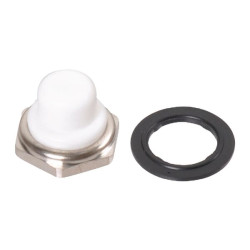 Paspaudžiamo jungiklio dangtelis 12 mm, baltas U16547