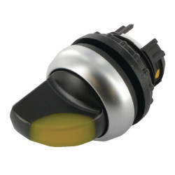 Geltonas selektoriaus jungiklis M22WRLK3Y