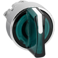 Žalias selektoriaus jungiklis I 0 II ZB4BK1333