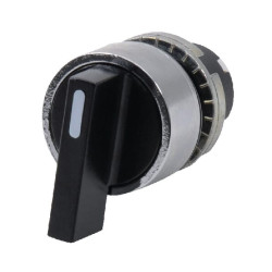 Pasirinkimo jungiklis, 2 padėčių, juodas 020STALANW