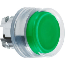 Guminis spaudimo mygtukas žalias ZB4BP3