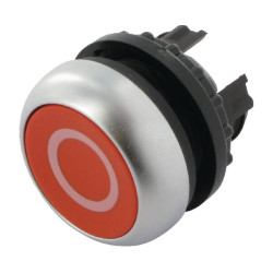 Raudonas mygtukas su spyruokliniu grąžinimu 0 M22DRX0
