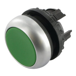 Žalias mygtukas su spyruokliniu grąžinimu M22DG