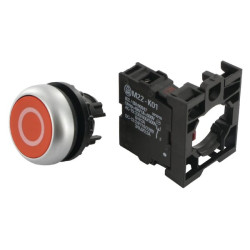 Pilnas mygtukas, 1NC, raudonas, 0 M22DRX0K01