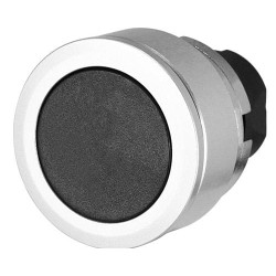 Juodas mygtukas, įdėtas 030PFIN