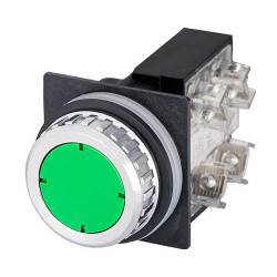 Paspauskite mygtuką, žalias 030RIVF1