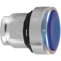Signalinis mygtukas, mėlynas, spyna ZB4BH063
