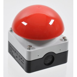 Raudonas kupolinis mygtukas FAKRKC11I