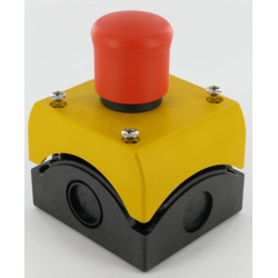 Avarinio išjungimo mygtukas, montuojamas paviršiuje, 1NC/1NO M22PVKC11IY