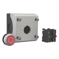 Montuojamas ant paviršiaus, spaudžiamas mygtukas 1NO/1NC M22DRX0KC11I