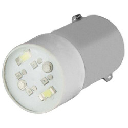 Lemputė LED 12V BA9s balta New-Elfin 010BA9SLB12