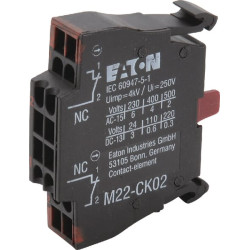 „Eaton“ kontaktinis elementas, 2NC M22CK02
