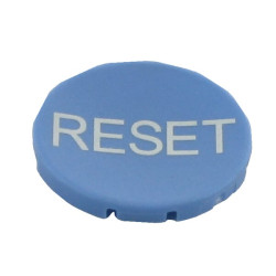 Mėlynas mygtuko plokštelė „RESET“ M22XDBGB14