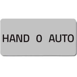 Etiketė „HAND 0 AUTO“ 02097T