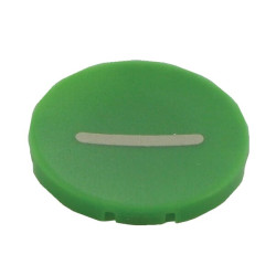 Žalia mygtuko plokštelė "|" M22XDGX1