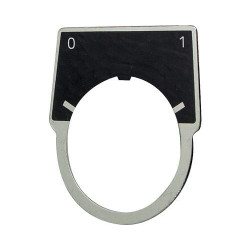 Indikatoriaus plokštelė „0-1“ 030TN26