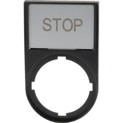 Pilna legendinė plokštelė STOP M22SSTGB0