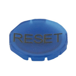 Mėlynas mygtukinis lęšis RESET M22XDLBGB14