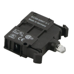 Raudonas LED elementas 85–265 V priekinis M22LED230R